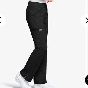 Cherokee Workwear Revolution Women's 4-Pocket STRETCH Pull-On Cargo Scrub Pants